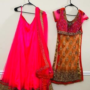 Lehanga with blouse and dupatta